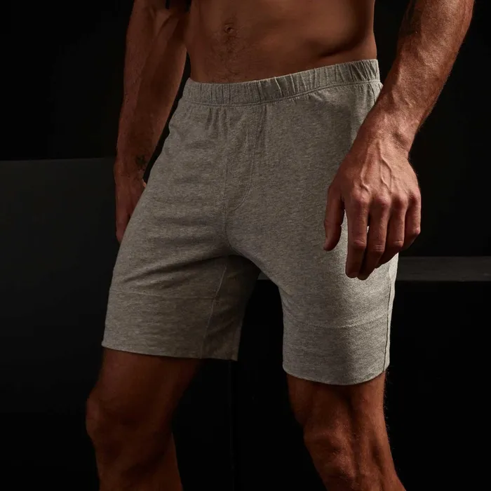Men Lounge James Perse Boxer Short Classic Fit Heather Grey