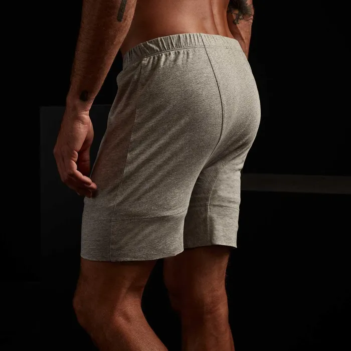 Men Lounge James Perse Boxer Short Classic Fit Heather Grey