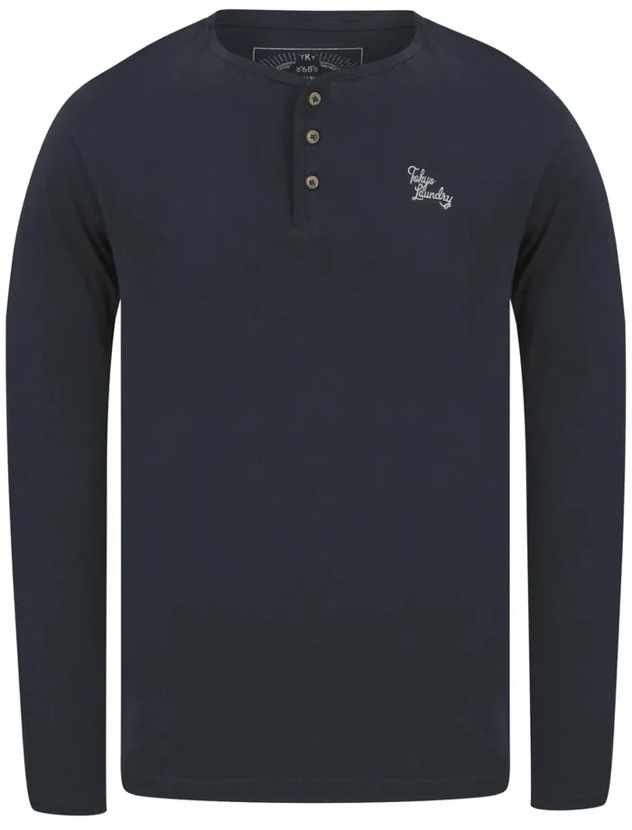 Men Loungewear Tokyo Laundry Field 2Pc Long Sleeve Cotton Checked Lounge Set In Sky Captain Navy Tokyo Laundry Navy