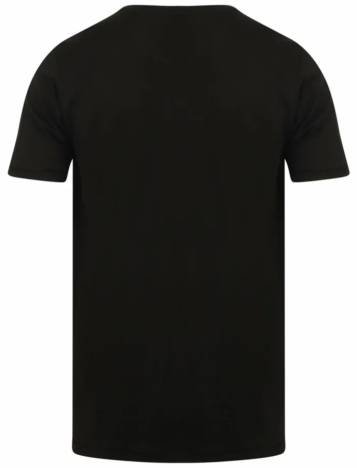 Men Loungewear Tokyo Laundry Koppelo 3 Pack Crew Neck Cotton TShirts In Hunter Green Aubergine Black 8211 Tokyo Laundry Black