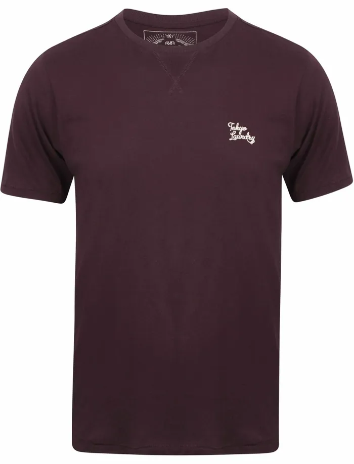 Men Loungewear Tokyo Laundry Koppelo 3 Pack Crew Neck Cotton TShirts In Hunter Green Aubergine Black 8211 Tokyo Laundry Black