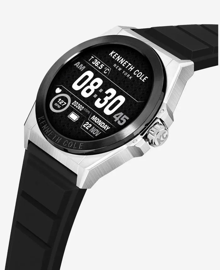 Men Mens Watches Kenneth Cole The Wellness Smartwatch 20 With Interchangeable Band Set Black Men Mens Watches Kenneth Cole The Wellness Smartwatch 20 With Interchangeable Band Set Black