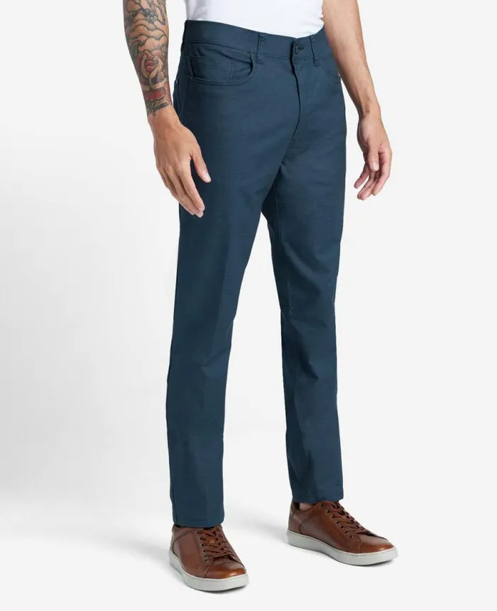 Men Pants Kenneth Cole The 5Pocket Stretch Pant With Flex Waistband Indigo