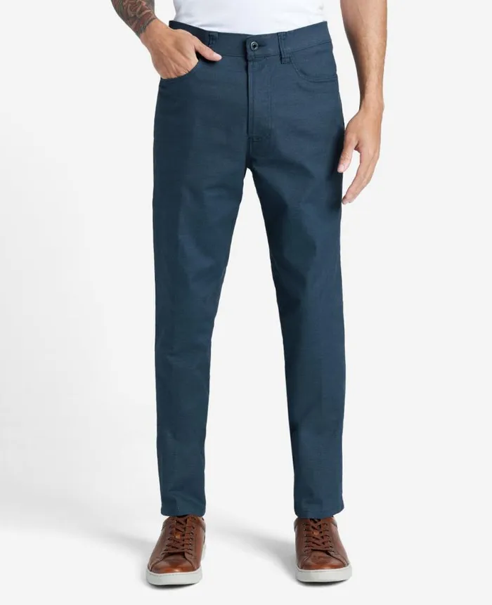 Men Pants Kenneth Cole The 5Pocket Stretch Pant With Flex Waistband Indigo