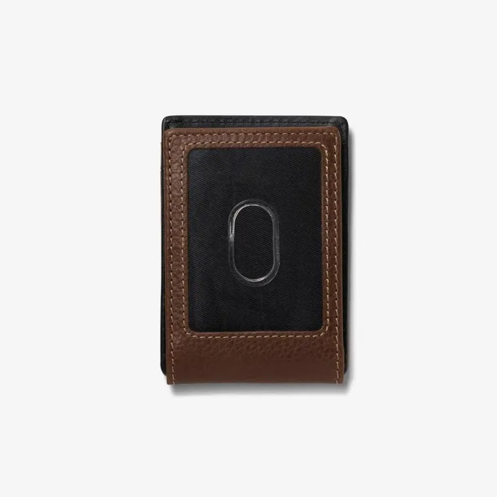 Men Pebble Wide Money Clip Wallet Brown Clarks Wallets