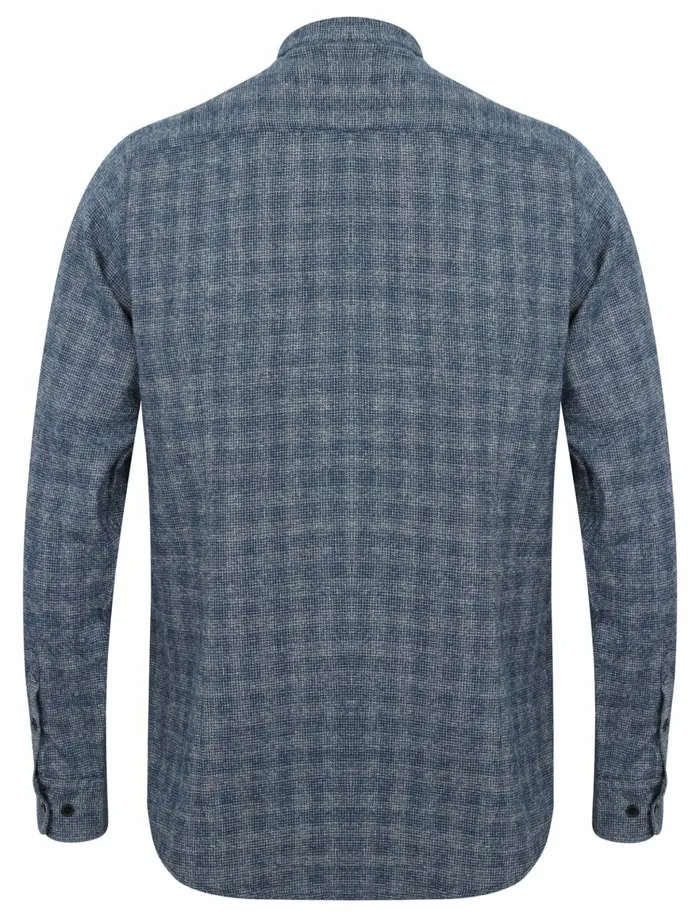 Men Shirts Tokyo Laundry Spirit Checked Flannel Shirt In Blue 8211 Tokyo Laundry Blue