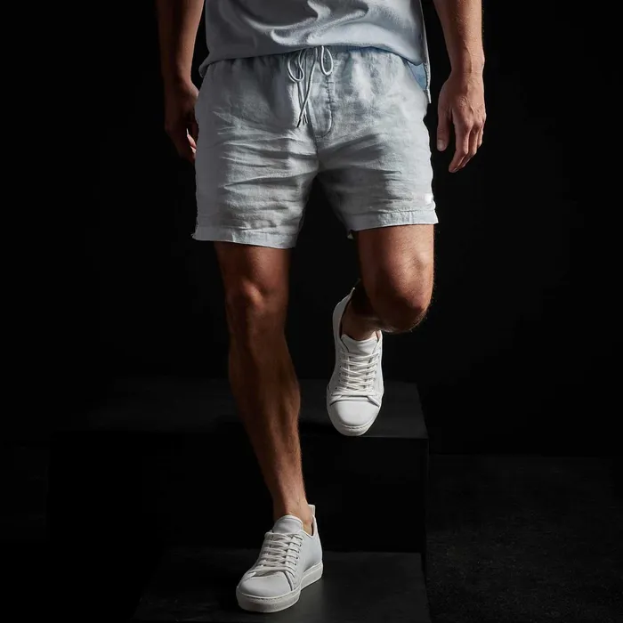 Men Shorts James Perse Lightweight Linen Short Memory Pigment