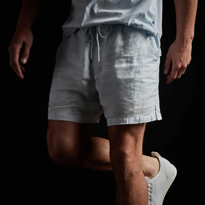 Men Shorts James Perse Lightweight Linen Short Memory Pigment