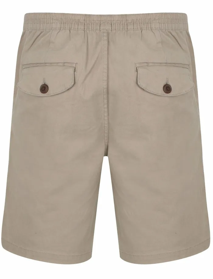 Men Shorts Tokyo Laundry Ramsgate Cotton Chino Shorts In Dark Stone 8211 Tokyo Laundry Cream