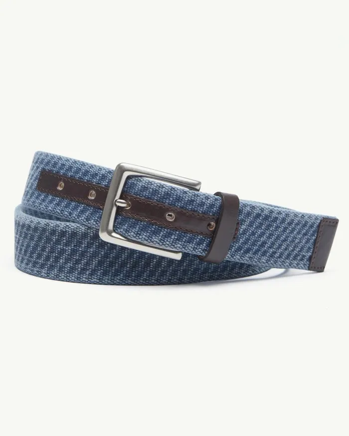 Men Stretch Braid Belt Tan Tommy Bahama Belts