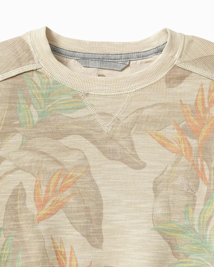 Men Tobago Bay Desert Fronds Crew Sweatshirt Oatmeal Tommy Bahama Sweatshirts Men Tobago Bay Desert Fronds Crew Sweatshirt Oatmeal Tommy Bahama Sweatshirts