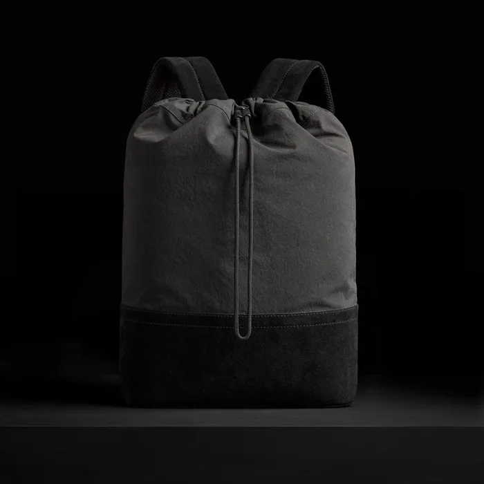 MenWomen Backpacks James Perse La Drawstring Bucket Backpack Black