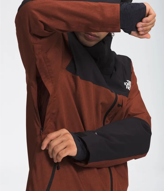 Mens 3In1 The North Face ThermoBall Eco Snow Triclimate Brandy Brown Heatherbrandy Brown