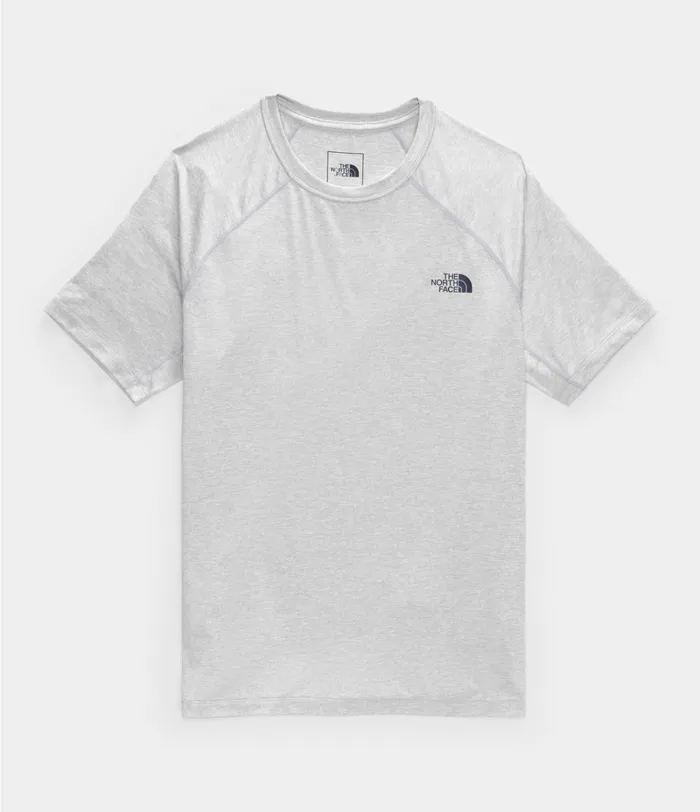 Mens Active Tops The North Face HyperLayer FD Short Sleeve Tnf Light Grey Heather