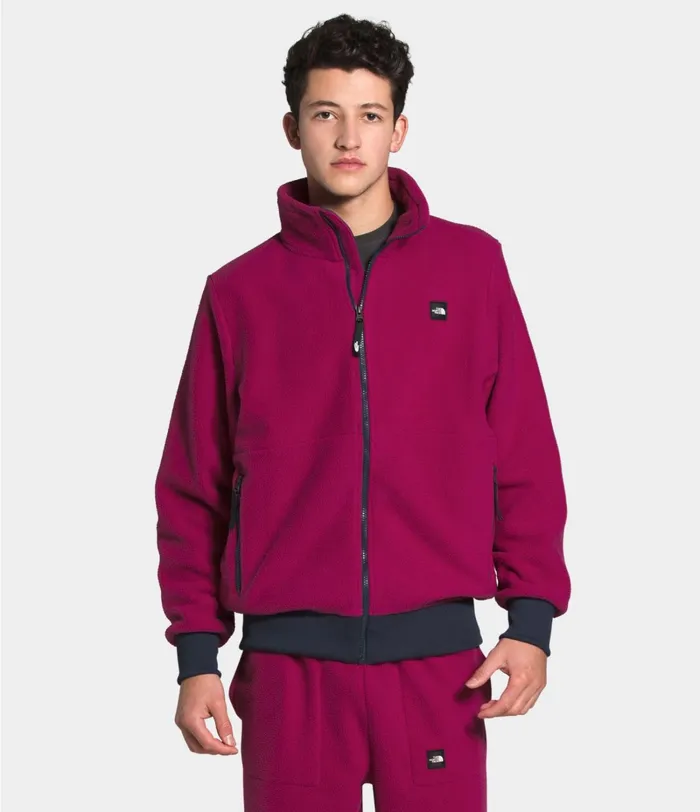 Mens Fleece The North Face Fleeski Full Zip FleeceEU Dramatic Plum