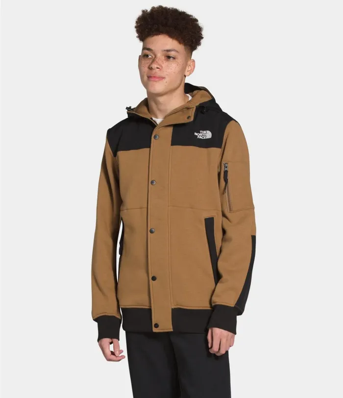 Mens Fleece The North Face Sherpa Lined Rivington Jacket Utility Brown