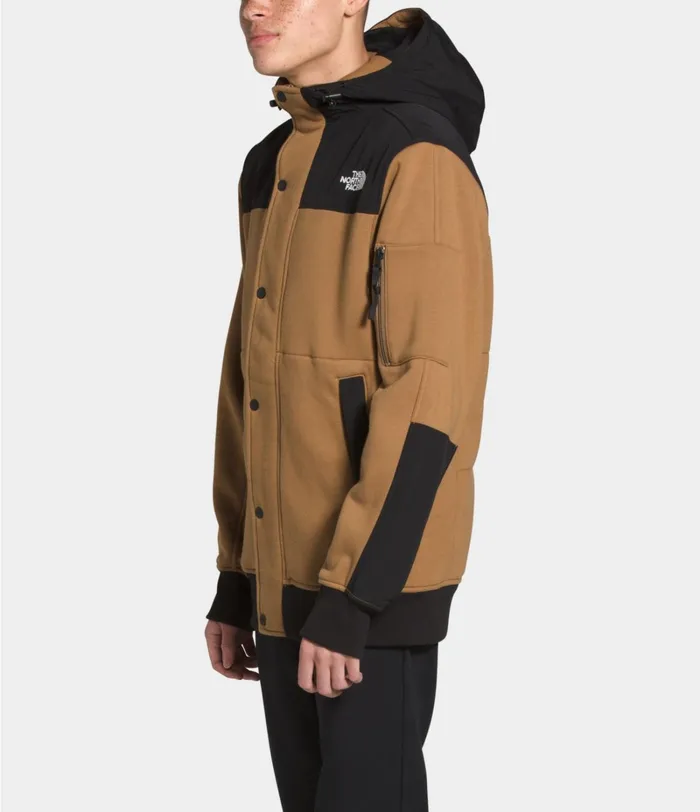 Mens Fleece The North Face Sherpa Lined Rivington Jacket Utility Brown