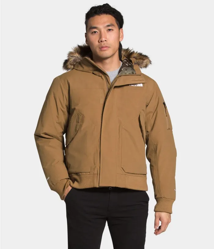 Mens Insulated and Down Jackets The North Face STOVER JACKET Utility Brown