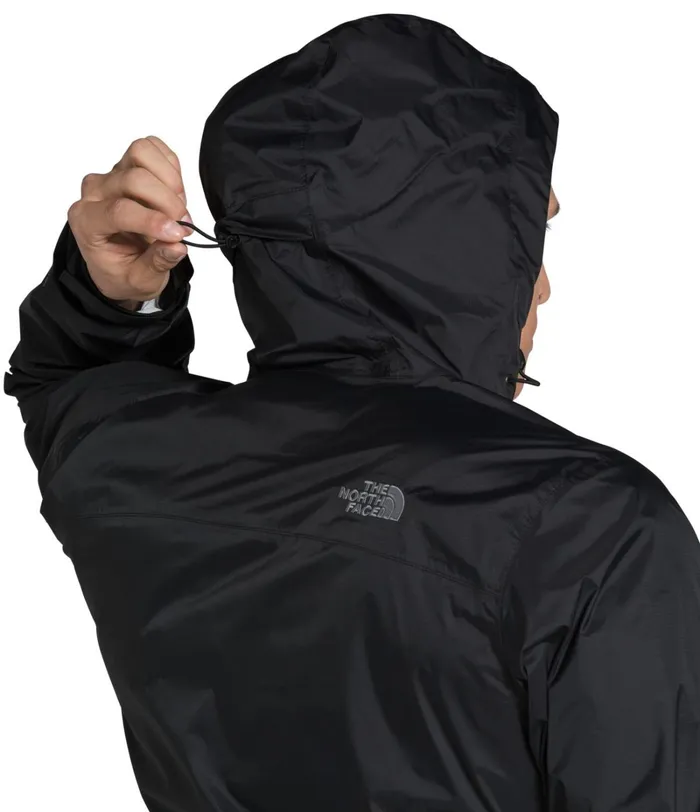 Mens Rainwear The North Face Venture 2 Jacket 8211 Tall Tnf Blacktnf Blackmid Grey