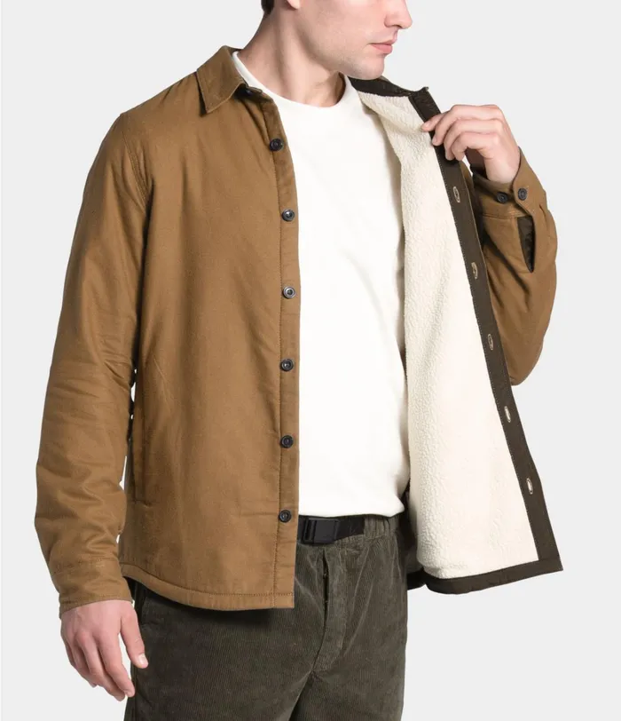 Mens Shirts and Polos The North Face Campshire Shirt Utility Brown