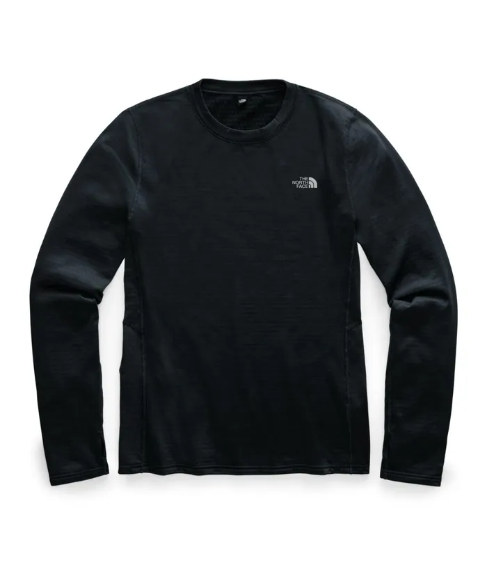 Mens TShirts The North Face UltraWarm Poly Crew Tnf Black