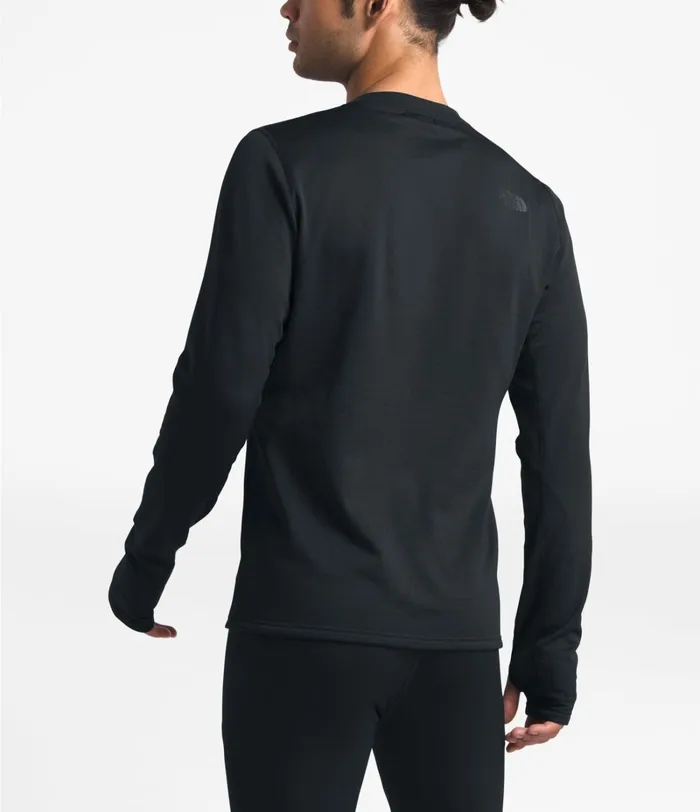 Mens TShirts The North Face UltraWarm Poly Crew Tnf Black