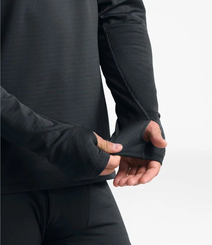 Mens TShirts The North Face UltraWarm Poly Crew Tnf Black