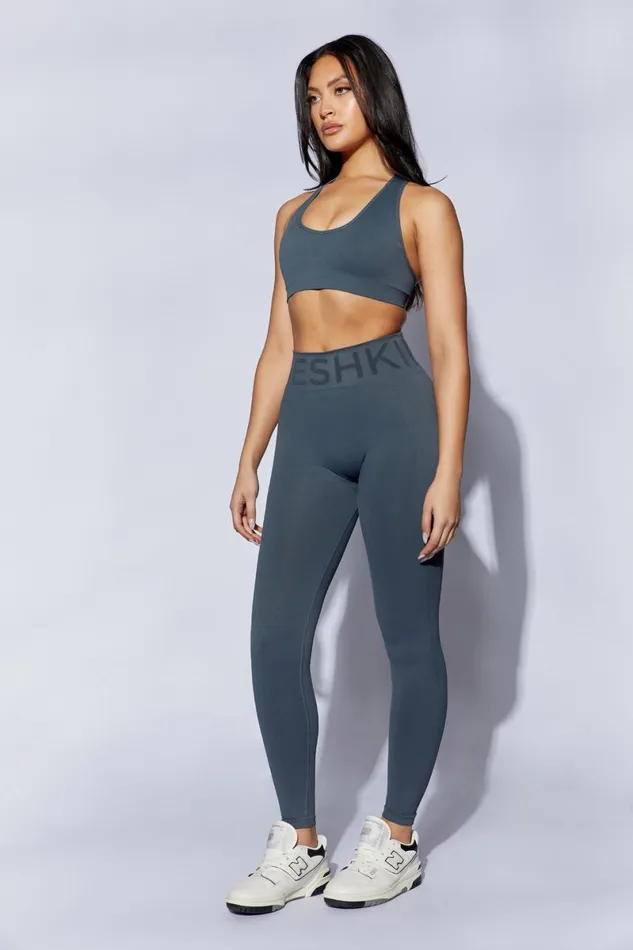 Meshki Activewear Leia Seamless Leggings 8211 Charcoal Charcoal 8211 Women