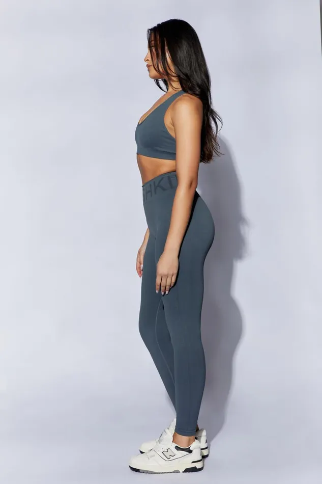 Meshki Activewear Leia Seamless Leggings 8211 Charcoal Charcoal 8211 Women
