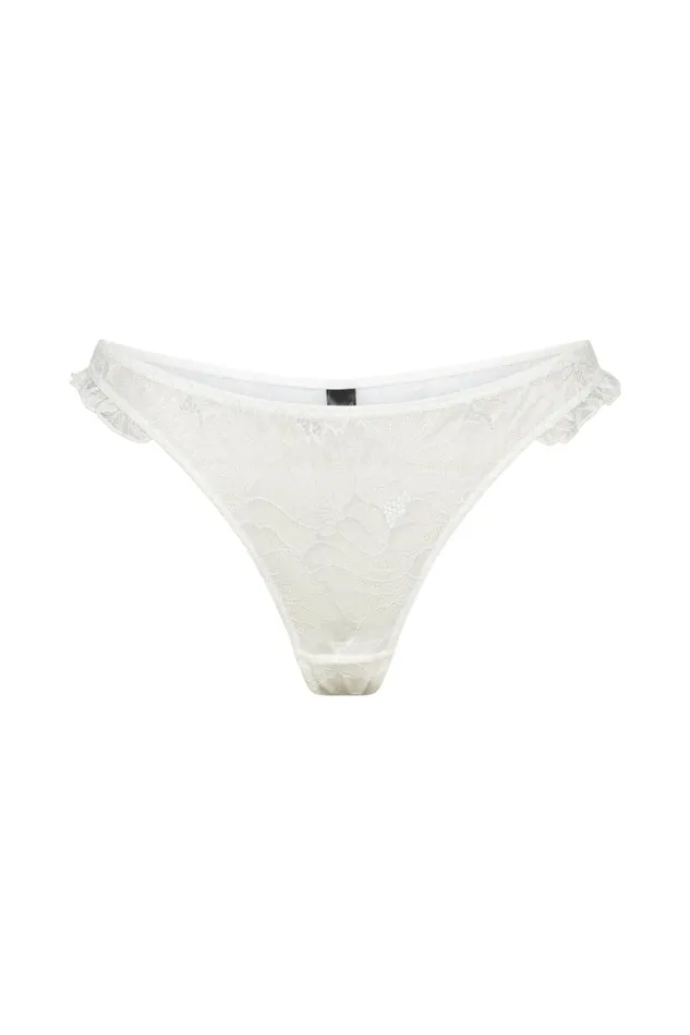 Meshki Brides Roisin Lace Cheeky Cut Bottoms 8211 White White 8211 Women