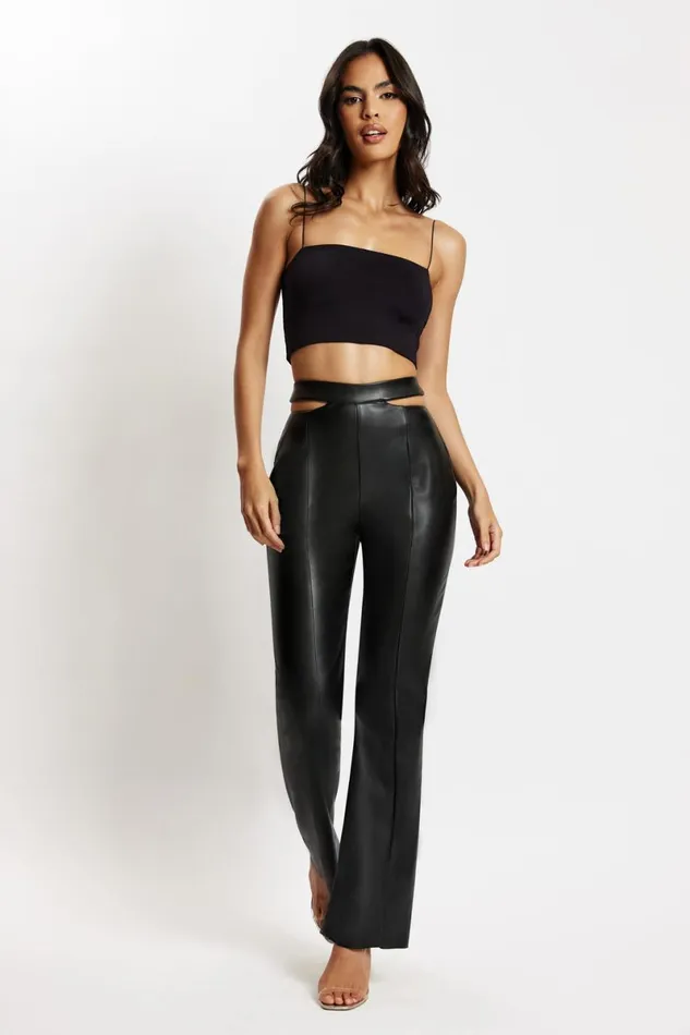 Meshki Crop Tops Yvonne Cami Crop Top 8211 Black Black 8211 Women
