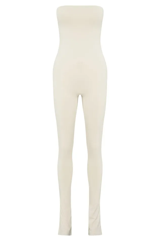 Meshki Jumpsuits and Rompers Peggy Strapless Jumpsuit 8211 Cream Cream 8211 Women