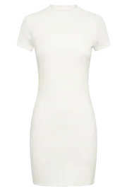 Meshki Mini Dresses Halston Short Sleeve Mini Dress 8211 White White 8211 Women