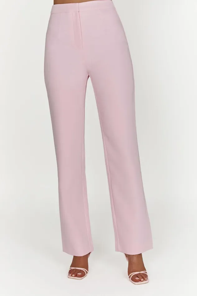 Meshki Pants Allanah Straight Leg Pant 8211 Blush Pink Blushpink 8211 Women