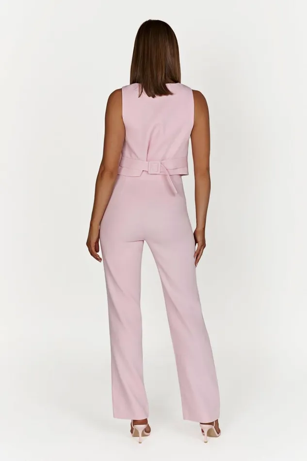 Meshki Pants Allanah Straight Leg Pant 8211 Blush Pink Blushpink 8211 Women
