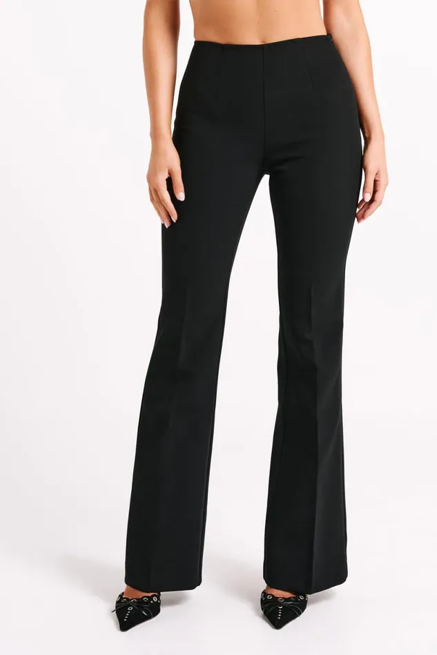 Meshki Pants Loretta Fit and Flare Tailored Pant 8211 Black Black 8211 Women
