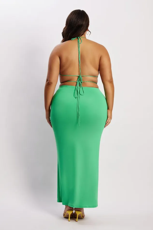 Meshki Skirts Amber Ruched Maxi Skirt 8211 Green Green 8211 Women Meshki Skirts Amber Ruched Maxi Skirt 8211 Green Green 8211 Women