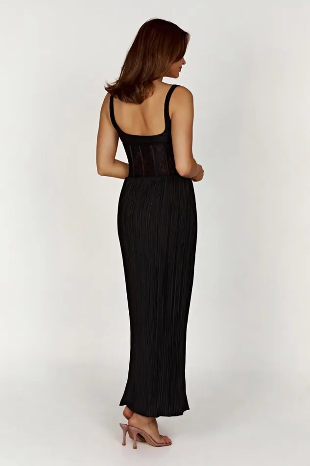 Meshki Wedding Guests Elsie Lace Bustier Top 8211 Black Black 8211 Women