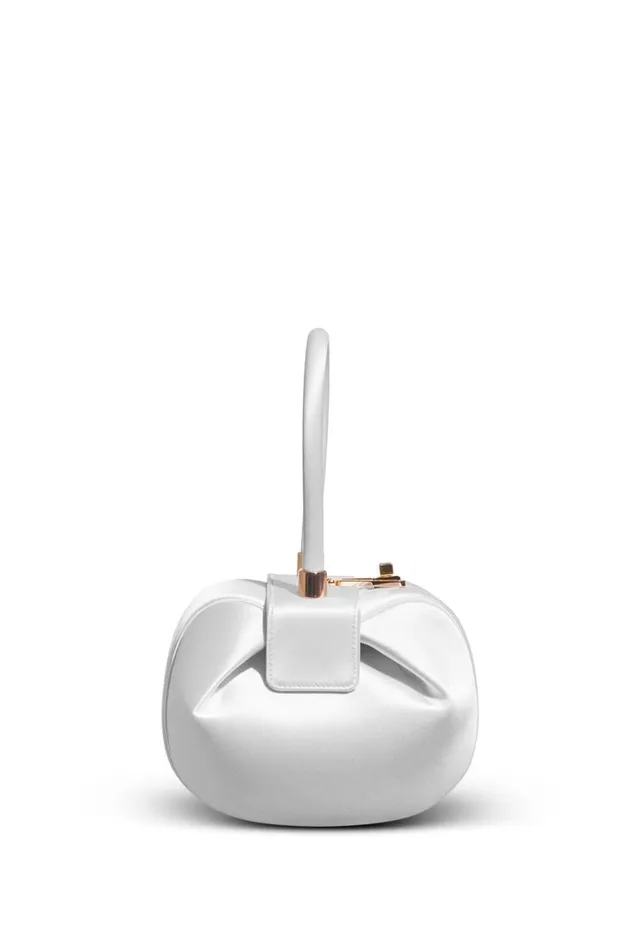 Mini Bags Women Gabriela Hearst Demi Bag In Ivory Satin