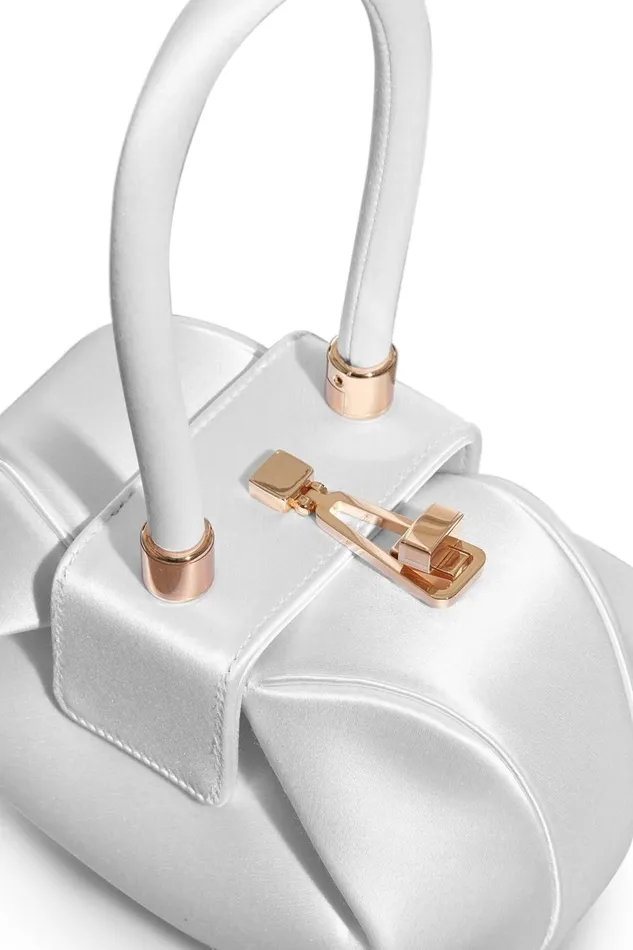 Mini Bags Women Gabriela Hearst Demi Bag In Ivory Satin