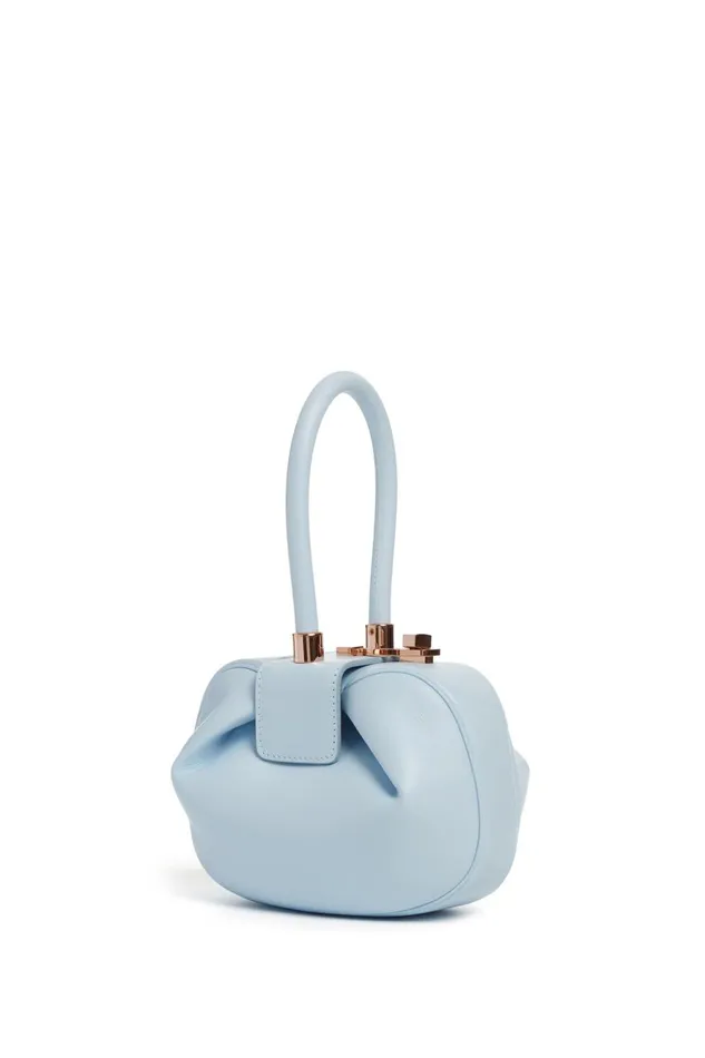 Mini Bags Women Gabriela Hearst Demi Bag In Light Blue Nappa Leather