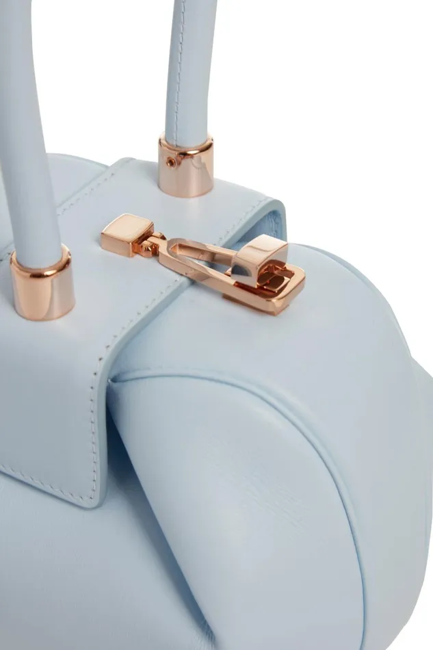 Mini Bags Women Gabriela Hearst Demi Bag In Light Blue Nappa Leather