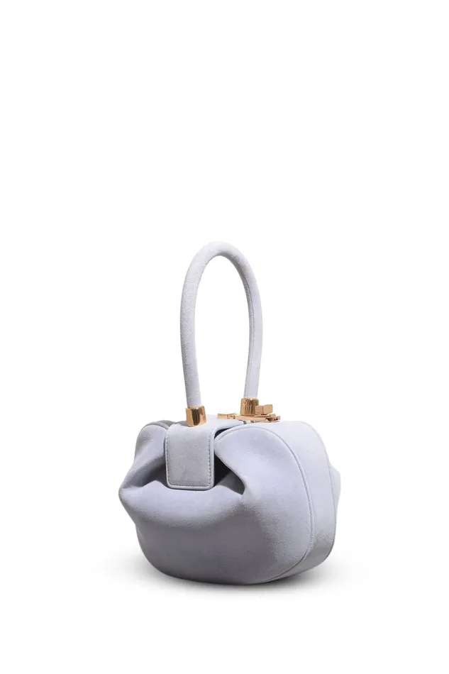 Mini Bags Women Gabriela Hearst Demi Bag In Lilac Suede