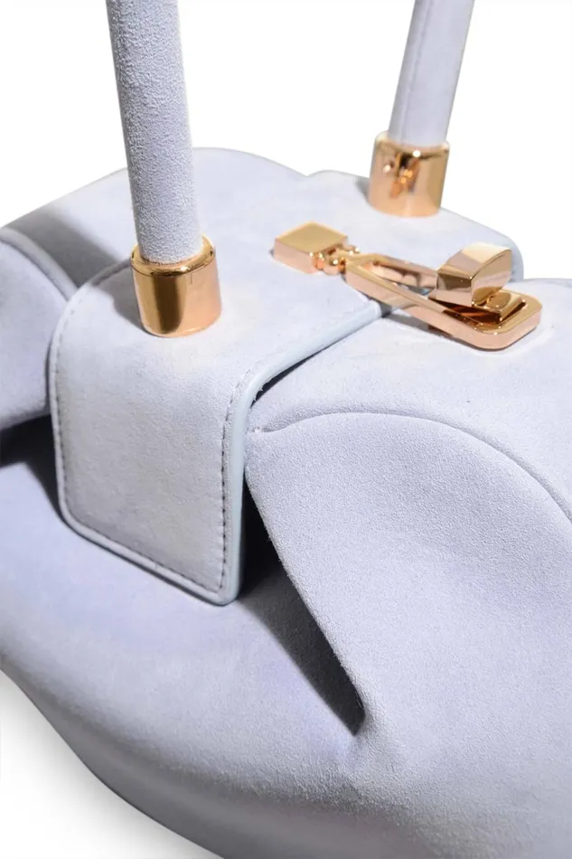 Mini Bags Women Gabriela Hearst Demi Bag In Lilac Suede