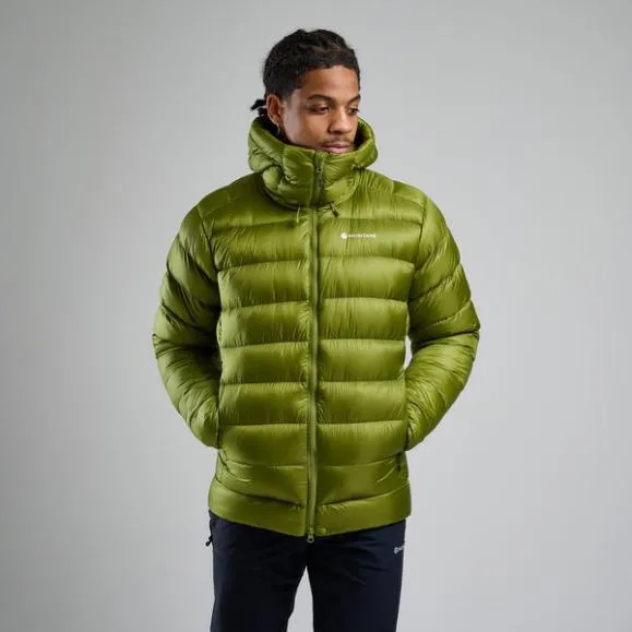 Montane AntiFreeze XT Hooded Down Jacket Dark Garnetacer Redneptune Blueblackslateeclipse Bluealder Green Mens Montane Down