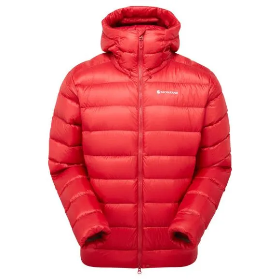 Montane AntiFreeze XT Hooded Down Jacket Dark Garnetacer Redneptune Blueblackslateeclipse Bluealder Green Mens Montane Down