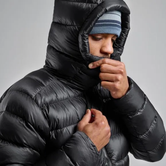 Montane AntiFreeze XT Hooded Down Jacket Dark Garnetacer Redneptune Blueblackslateeclipse Bluealder Green Mens Montane Down