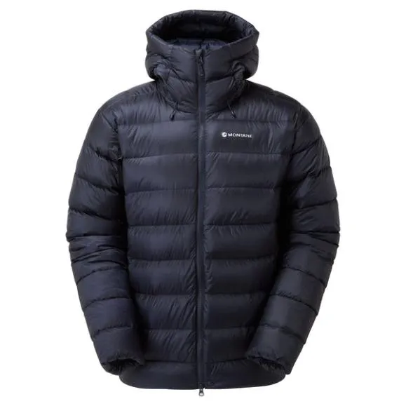 Montane AntiFreeze XT Hooded Down Jacket Dark Garnetacer Redneptune Blueblackslateeclipse Bluealder Green Mens Montane Down