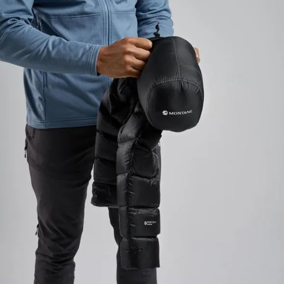 Montane AntiFreeze XT Hooded Down Jacket Dark Garnetacer Redneptune Blueblackslateeclipse Bluealder Green Mens Montane Down