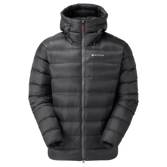 Montane AntiFreeze XT Hooded Down Jacket Dark Garnetacer Redneptune Blueblackslateeclipse Bluealder Green Mens Montane Down